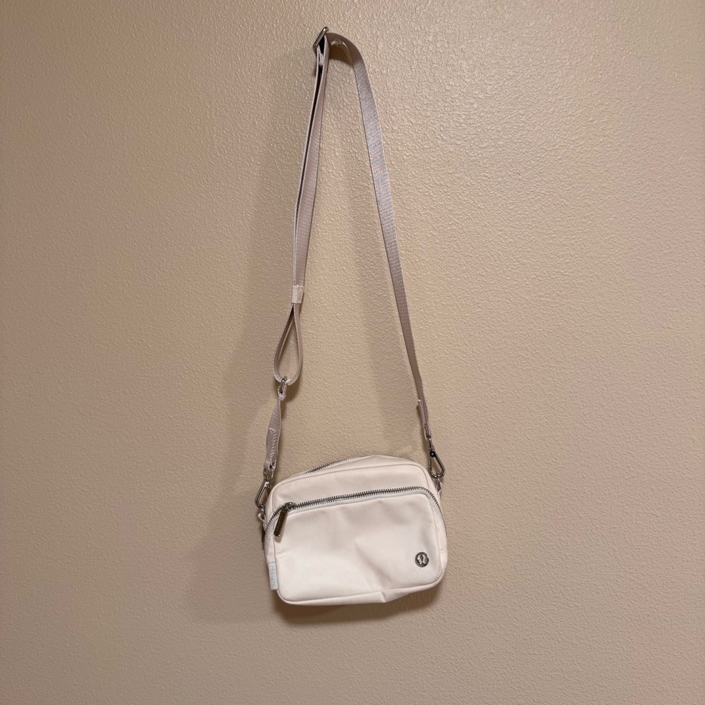 Lululemon Athletica Cream Crossbody Bag